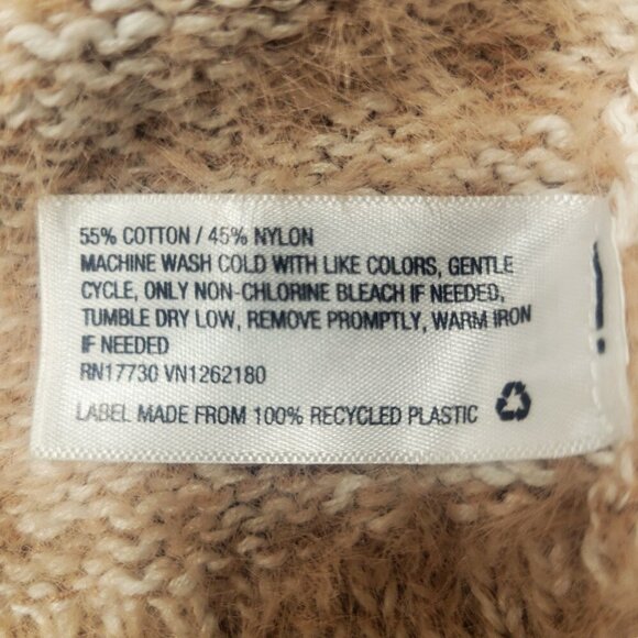 AVA & VIV Women's Chenille Mohair V-Neck Cream/Blush - Size 1X - Picture 12 of 12